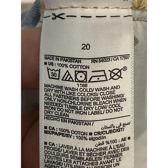 Old Navy Jeans Womens 20 Blue Mid-Rise Baggy Wide Leg Drapey Denim Cargo Pockets - Picture 13 of 16